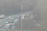 M54 incident live updates as van and lorry crash cause 90-minute traffic chaos