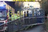 Birmingham rail and roads disrupted as truck strikes bridge and overturns in Erdington