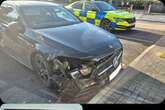 'Drunk' driver continued on M6 after crash left parts of Mercedes hanging off