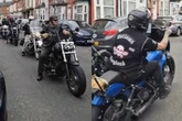 Moment Outlaws biker gang pay tribute to Ozzy Osbourne in ride past childhood Aston home