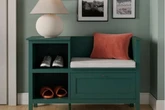 Dunelm's half price £115 storage seat that's 'really practical and looks great' in hallways