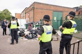 Birmingham shop raid finds battered back-alley van with 1 million illicit cigarettes haul