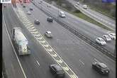 M6 crash sees van driver taken to hospital