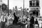 The last tram in Birmingham - the moment people gathered to wave it off