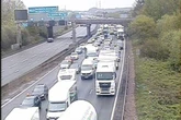 M6 closed in Staffordshire live due to police-led incident