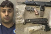 Moment Birmingham underworld gun and drug dealer called 'Wisehorse' captured by armed police