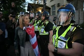 Protestors clash over Henry Nowak murder as Home Secretary blasts it as 'unacceptable'