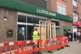Lloyds Bank in Erdington High Street boarded up after car smashes into branch