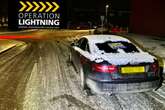 Audi pulled over in snow as 'dangerous' drink-driver almost three times over limit