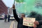 Uber and Bolt drivers block Birmingham Airport car park and city roads over 'unfair pay'