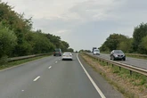 Man dies in A38 crash following collision between lorry and pedestrian