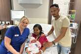 Mona Lisa as pretty as a picture as first baby born at Midland Met hospital