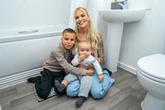 Mum, 29, gives birth to baby boy on floor with help of son, 7, in 'brave' act