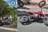 Arrests and boy, 13, has bike crushed after police target 'illegal and dangerous' riders