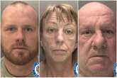 Mug shots of family who used garden shed in plot to send drug-laced letters into prisons