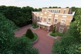 Pictured - huge mansion plan with 10 bedrooms and a swimming pool in Moseley