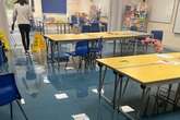 'River' runs through corridors inside Northfield school after heavy rain sparks flash flood