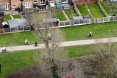 Watch Solihull police chase as officer knocks suspect from off-road bike