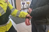 Moment man arrested in McDonald's in front of stunned customers