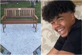 'Lowest of the low' steal school's memorial bench for boy, 15, killed in knife attack
