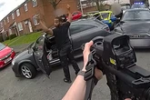Dramatic moment armed police surround gunman in Wolverhampton after car park shooting