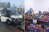 Thousands raised after toys for less fortunate were torched in vehicle fire