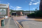 Kidderminster flooding alert as burst pipe causes disruption in town