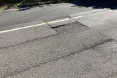 Locals fear pothole road a 'danger'