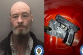 Man jailed after gun found stuffed inside bizarre location at Birmingham home