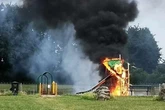 Arson attack at Tamworth playground by 'mindless' vandal prompts witness appeal