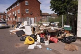 Birmingham locals forced into road to avoid mountain of stinking fly-tipped household waste