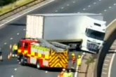 Ten-mile tailbacks on M5 near Birmingham as lorry jack-knifes causing spill