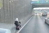 Police statement as pensioner caught on Aston Expressway 'reminded about driving scooters safely'