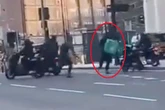 Deliveroo courier attacked and moped stolen by 'disgusting' Birmingham city centre mob