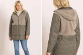'Warm and roomy' quilted teddy coat that's perfect for autumn is 15% off at Debenhams