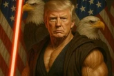 White House shares most bizarre AI image of Donald Trump yet with bulging muscles