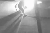 Moment fireball erupts in Midlands street as arsonists torch special mobility van