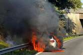 M6 delays as car fire leads to 'full closure' with drivers warned 'find alternative routes'