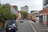 Reason why man was chased through Midlands town centre at 7pm