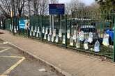 The school that left 'special gifts' for children hooked onto the fence outside