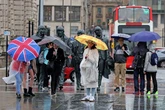 New UK weather maps show almost all of England to be soaked by '390-mile wall of rain'
