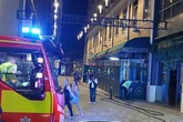 Broad Street blocked by fire engines in early-morning fire drama