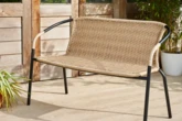 ‘Very stylish’ Dunelm garden rattan bench hailed 'excellent' cut to £34