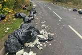 Fury as 60 bags of waste dumped at back of Asda store