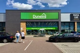 Dunelm's 'great space saving' corner laundry basket that 'keeps everything tidy'