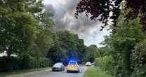 LiveBicester fire LIVE: Blaze rips through former RAF base as fire service issues urgent warning