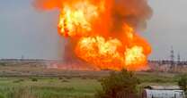 Explosion at Putin's gas pipeline in Volgograd Oblast triggers massive 100ft fireball, sparking sabotage fears