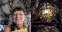 Artist, 55, embraces 'Hobbit home' living as she hopes to move to tree house