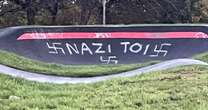 Horrific Nazi graffiti vandalism covers Glasgow skatepark leaving dog walker 'disgusted'