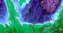 UK weather: Horror maps flash blue as 250-mile wall of snow forecast to hit Britain in days